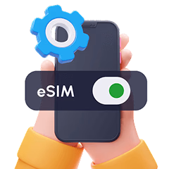 Turn on your eSIM